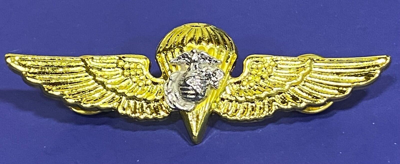 Airborne Parachutist Wing Badge Military Rare EGA Pin US Marine Insignia USMC