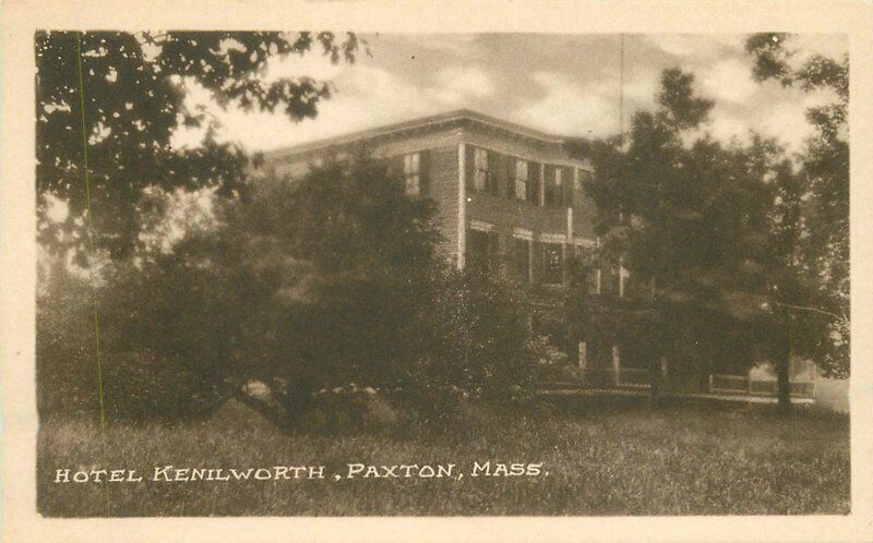 Massachusetts Paxton Hotel Kenilworth 1920s Nomis Manufacturing postcard 22-1898
