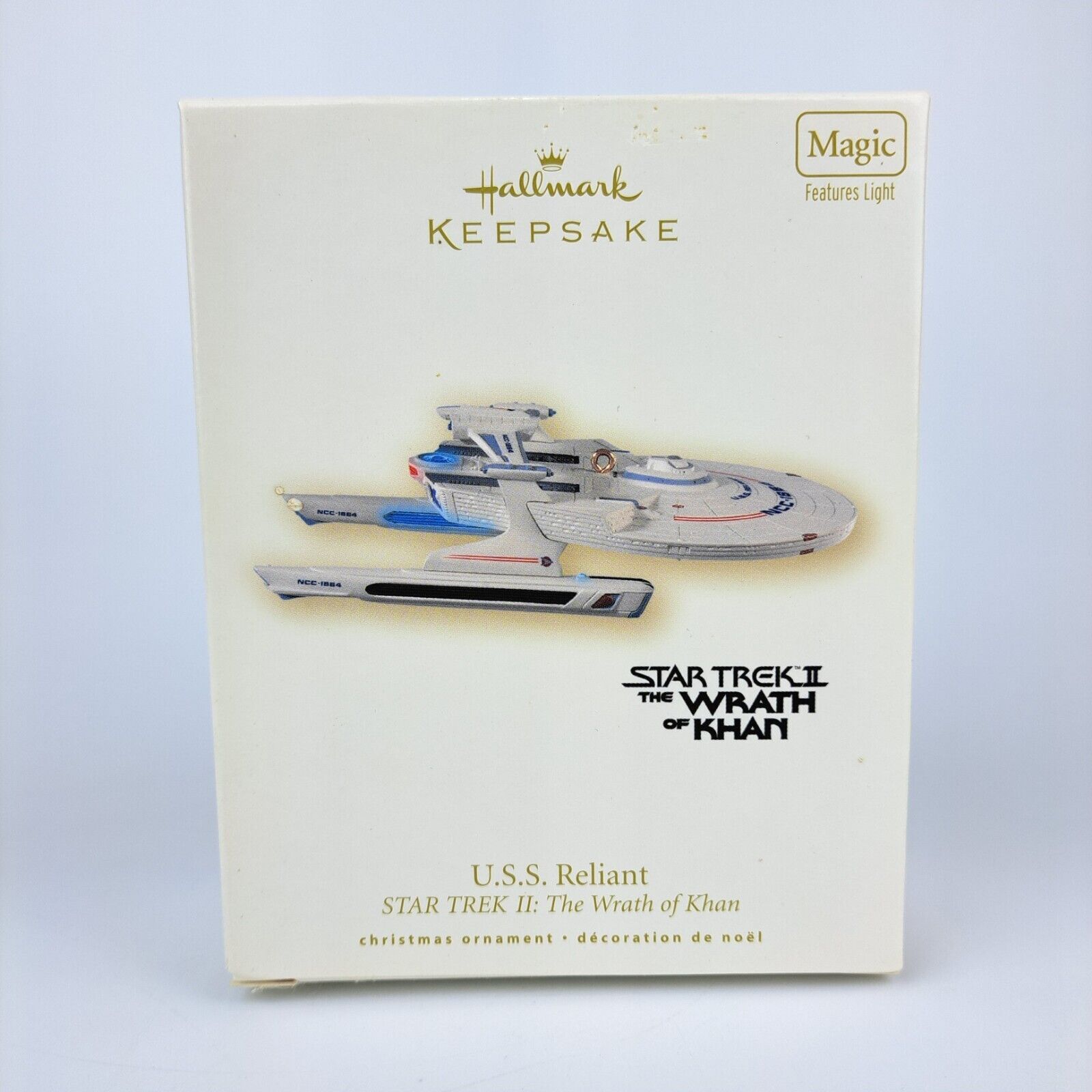 2008 Hallmark USS Reliant Star Trek II: The Wrath of Khan Ornament QXI4221