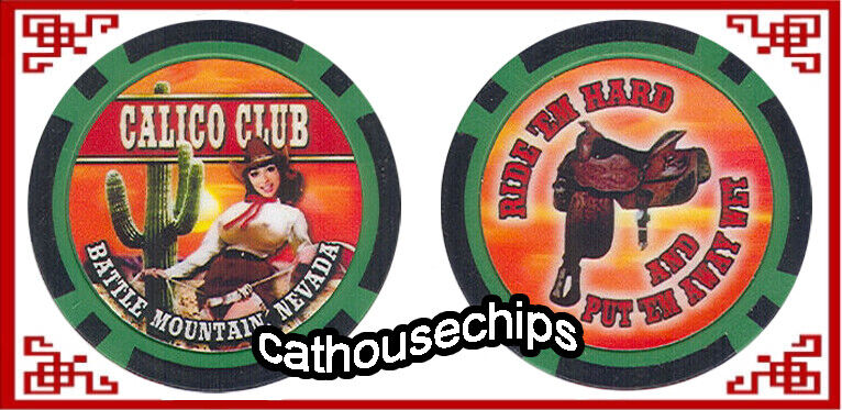 Calico Club Battle Mountain, NEV.  Legal Brothel Cat House Whore House Chip