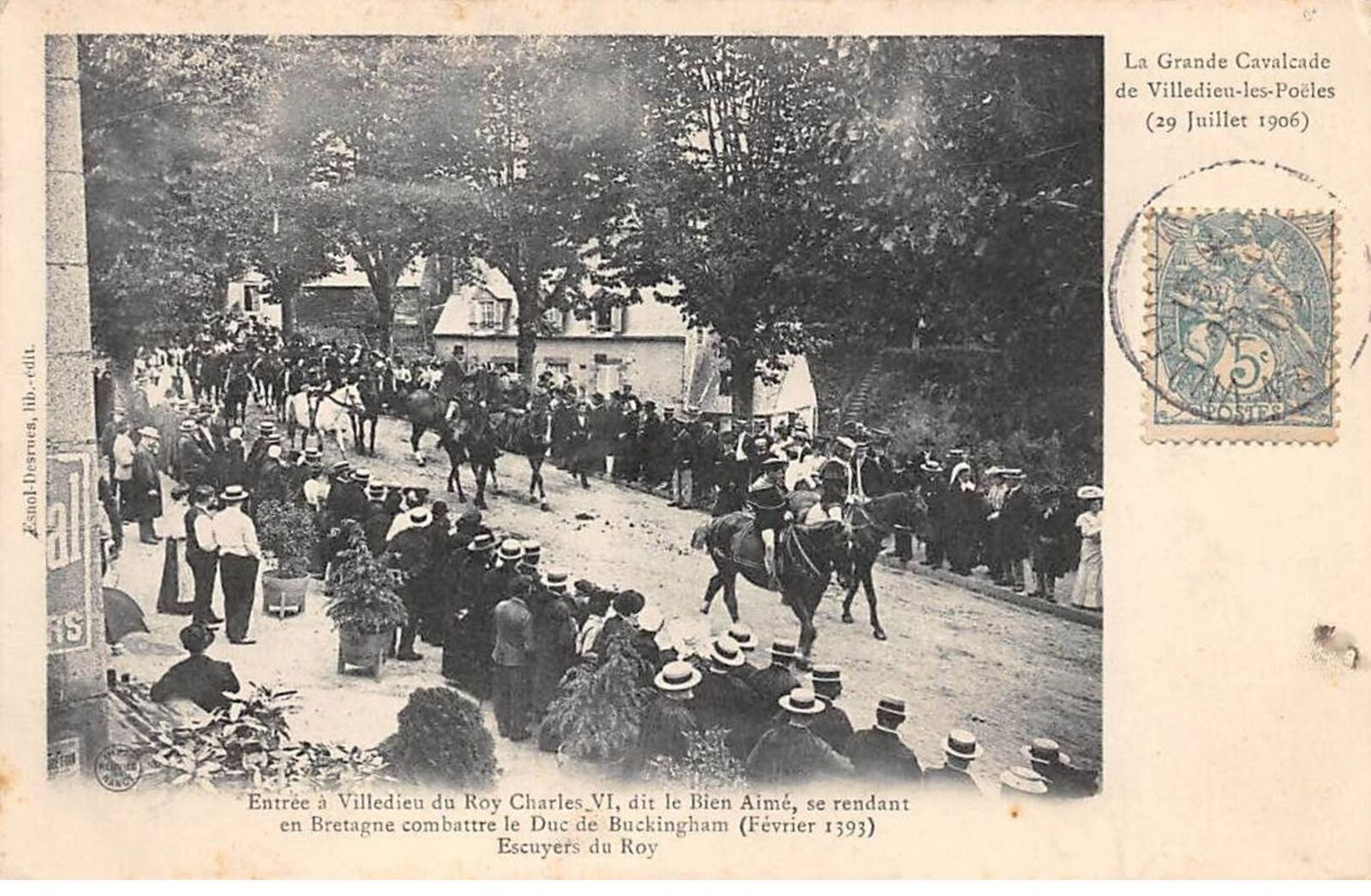 50 - VILLEDIEU LES POELES - SAN51682 - La grande Cavalcade 29 July 1906 - E