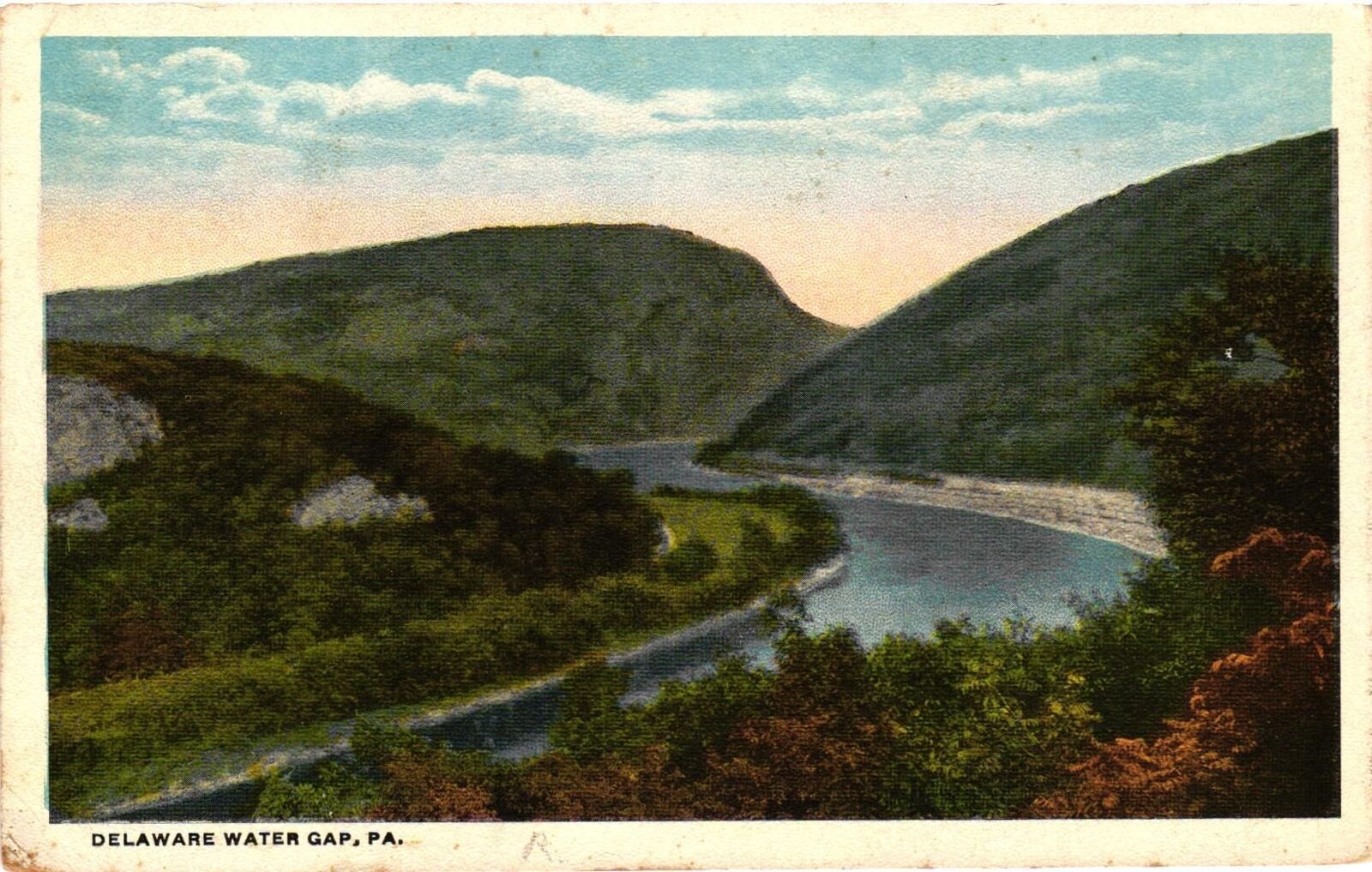 Vintage Postcard- DELAWARE WATER GAP, PA.