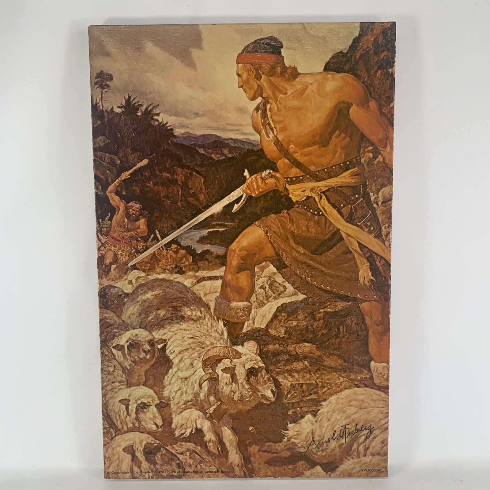 Arnold Friberg Book of Mormon Art Print on Canvas 11x17 LDS Latter Day Saints C