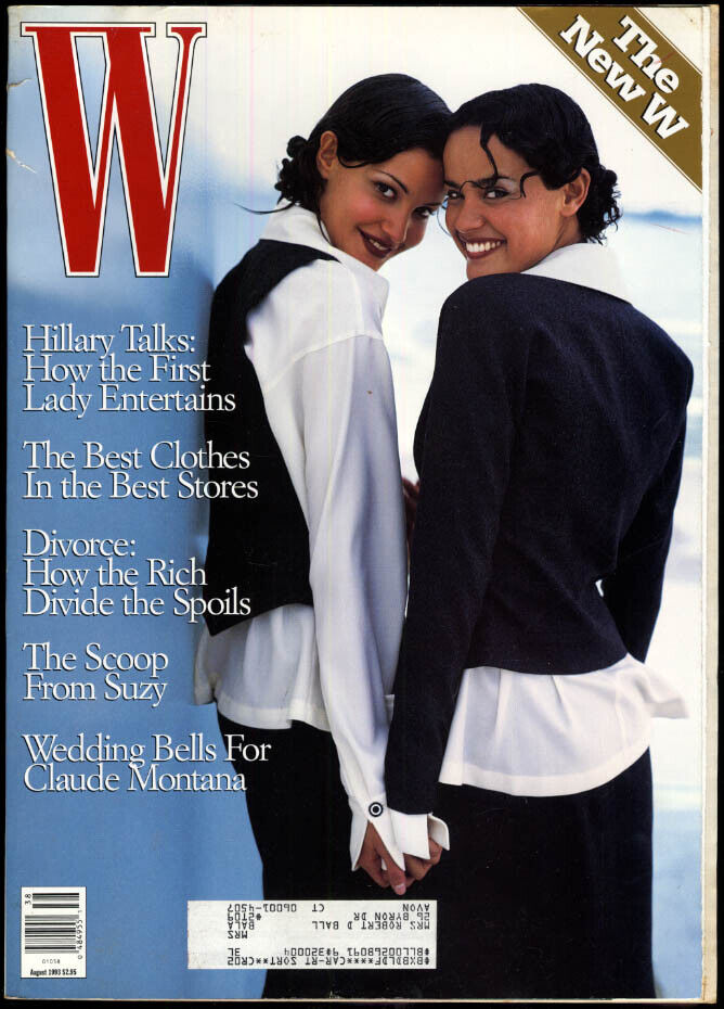 W Magazine 8 1993 Hillary Clinton