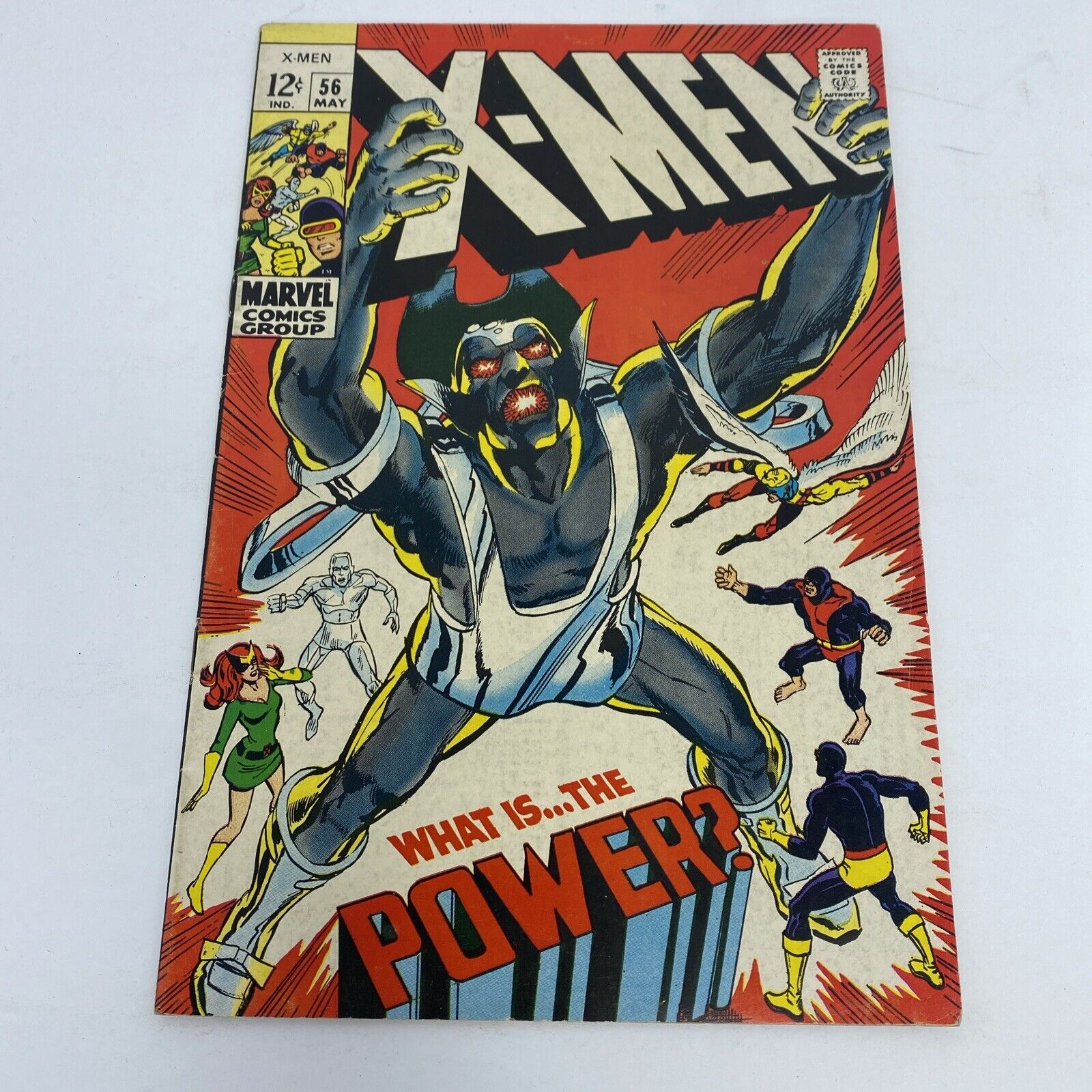 X-Men #56 1st App. of The Living Monolith Marvel Comics 1969