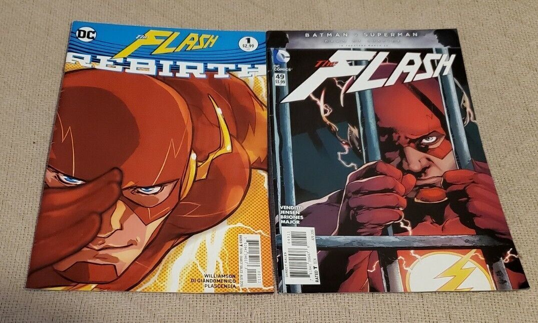 The Flash Comics Lot #1 & #49 DC Comics