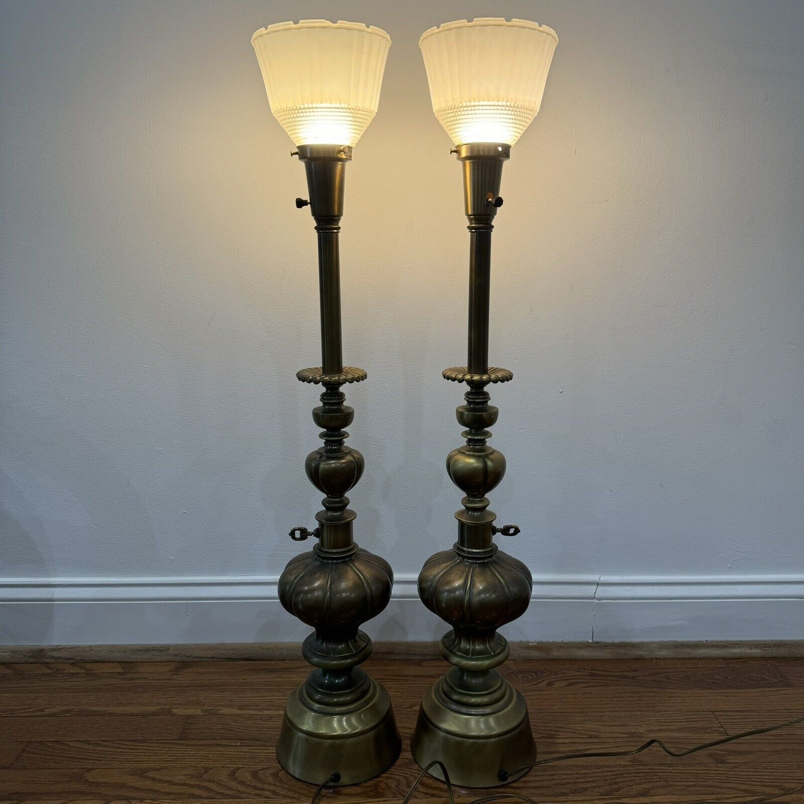 Vintage Pair of Rembrandt Lamps , Mid-Century Table Lamps