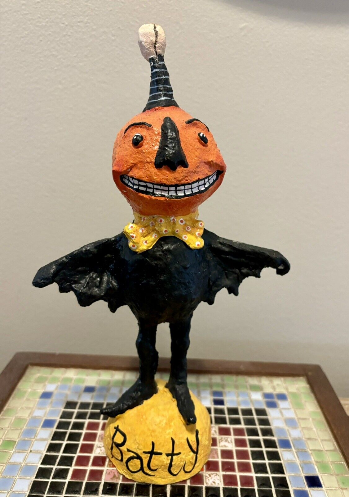 Debra Schoch Halloween Black Bat Figurine Bethany Lowe READ