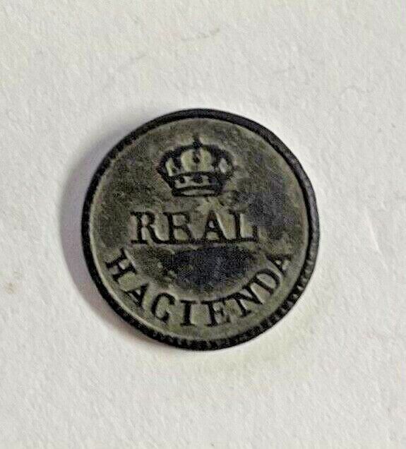Peninsular War Spanish Real Macienda Button