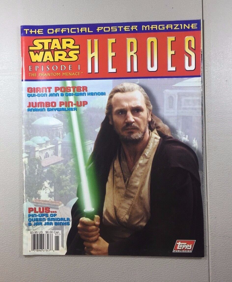 STAR WARS HEROES THE OFFICIAL POSTER MAGAZINE EPISODE 1 1999 / SW2