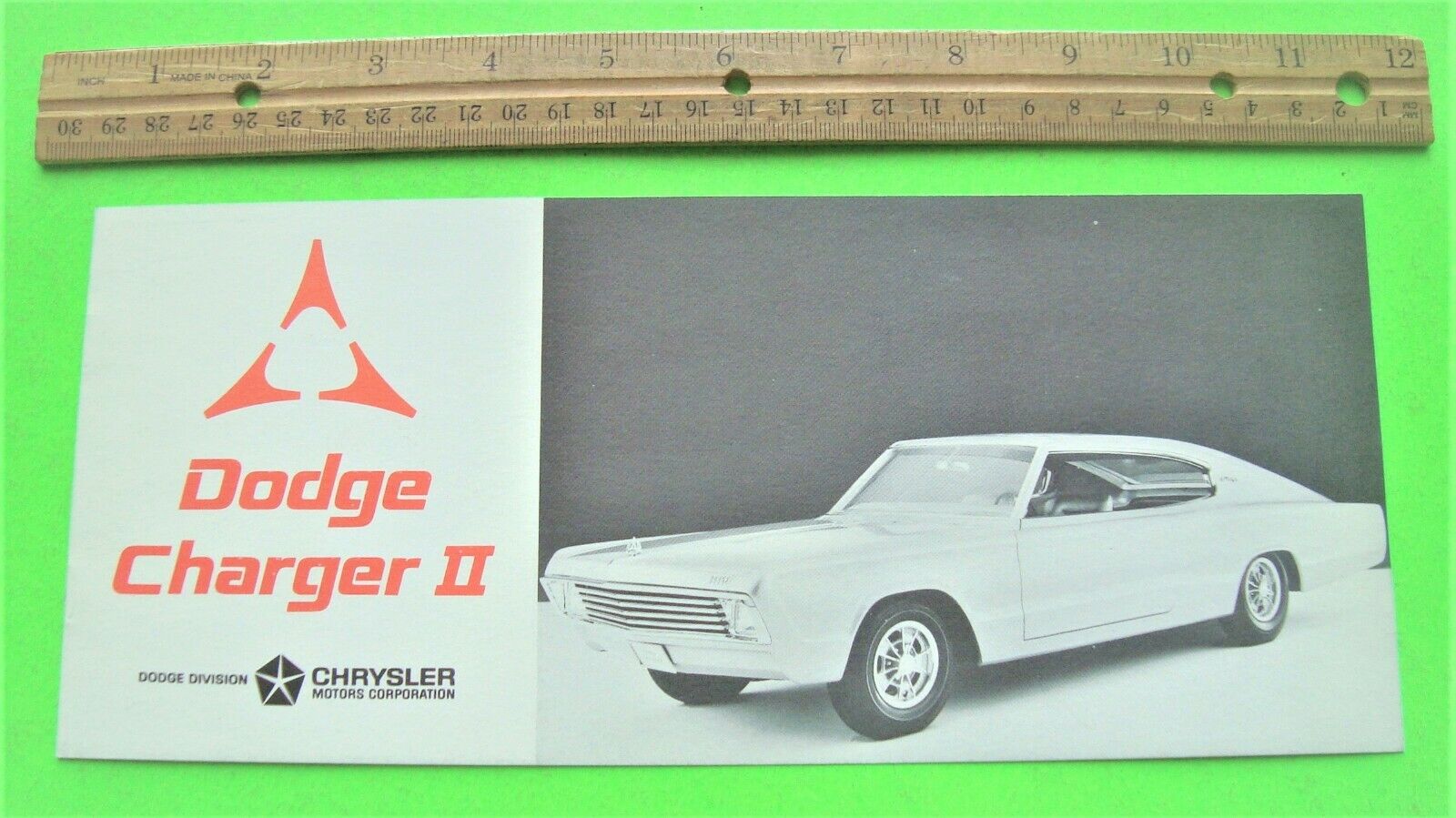 scarce 1965 DODGE CHARGER II CONCEPT / EXPERIMENTAL CAR CATALOG Brochure Xlnt+++