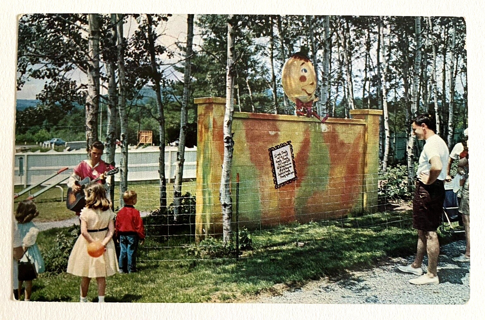 Postcard Lake George New York Storytown U.S.A. Humpty Dumpty Vintage