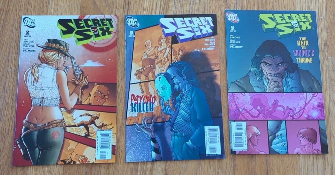 Secret Six #2, 5, 6 Lot Of 3 DC Comics 2006 2007