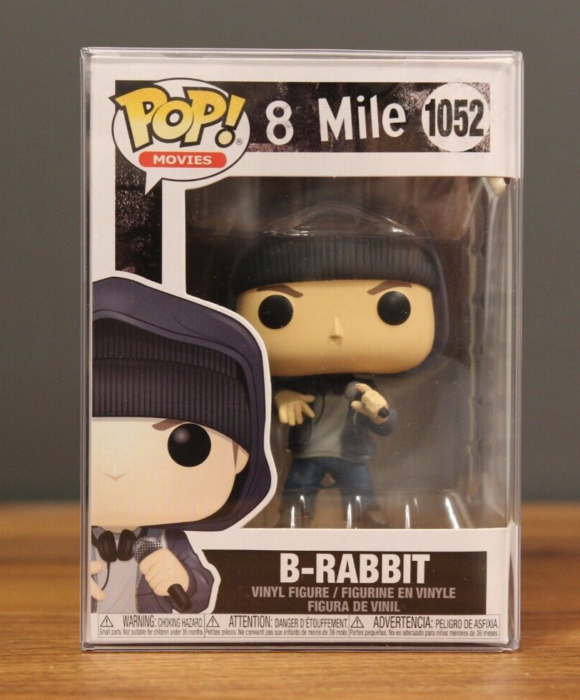 Funko Pop 8 Mile B-Rabbit #1052 Vaulted Mint Condition FREE PROTECTOR