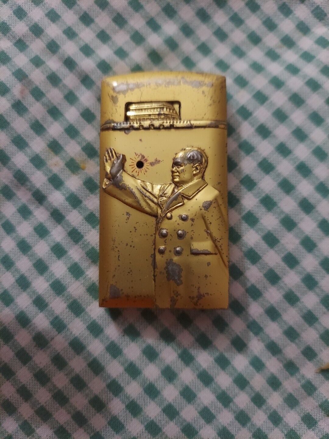 Vintage Rare Chairman Mao  Singapore  Butane Lighter