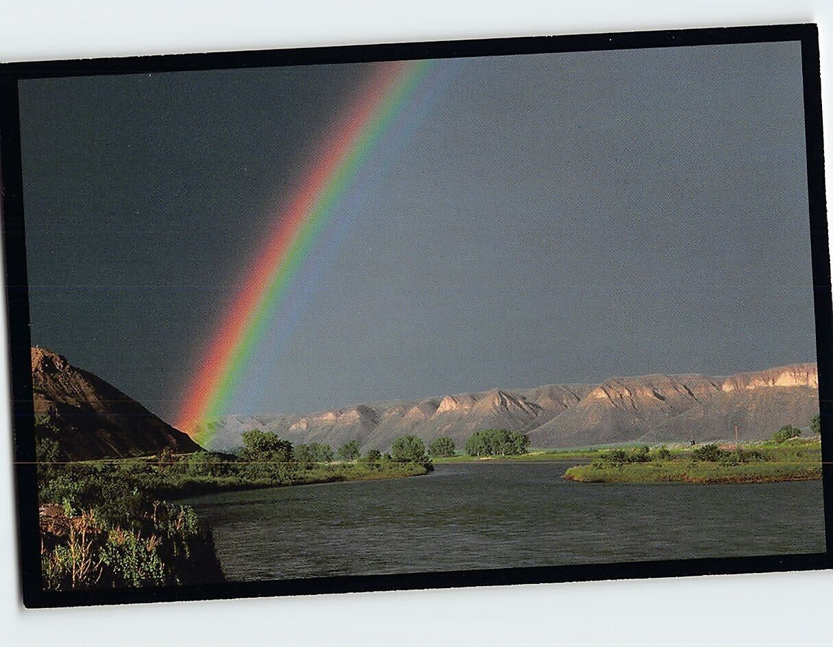 Postcard Rainbow Over the Missouri Breaks USA