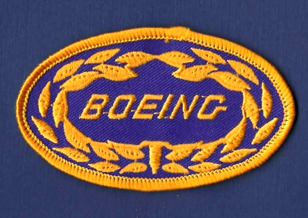 Boeing Aircraft Company Vintage Old Style Logo Patch
