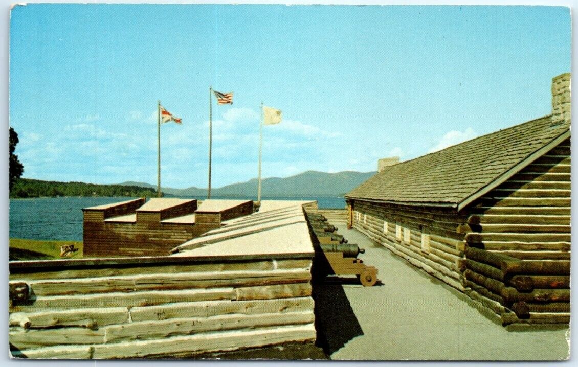 Postcard - Historic Fort William Henry, Lake George, New York, USA