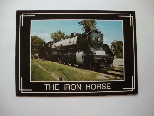 Railfans2 470) Postcard Chapleau Ontario Canada Centennial Park Steam Locomotive