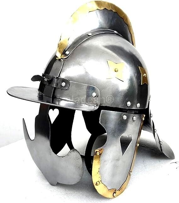 Medieval Polish Hussar Armour Helmets LARP Headgear Poland Knights Crusaders