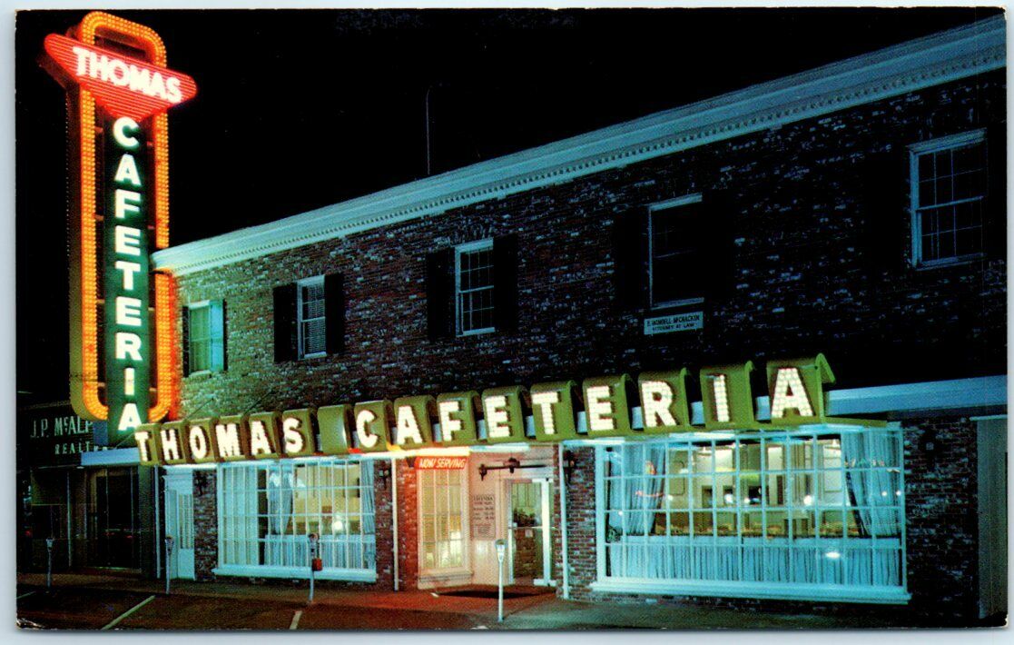 Postcard - Thomas Cafeteria - Myrtle Beach, South Carolina