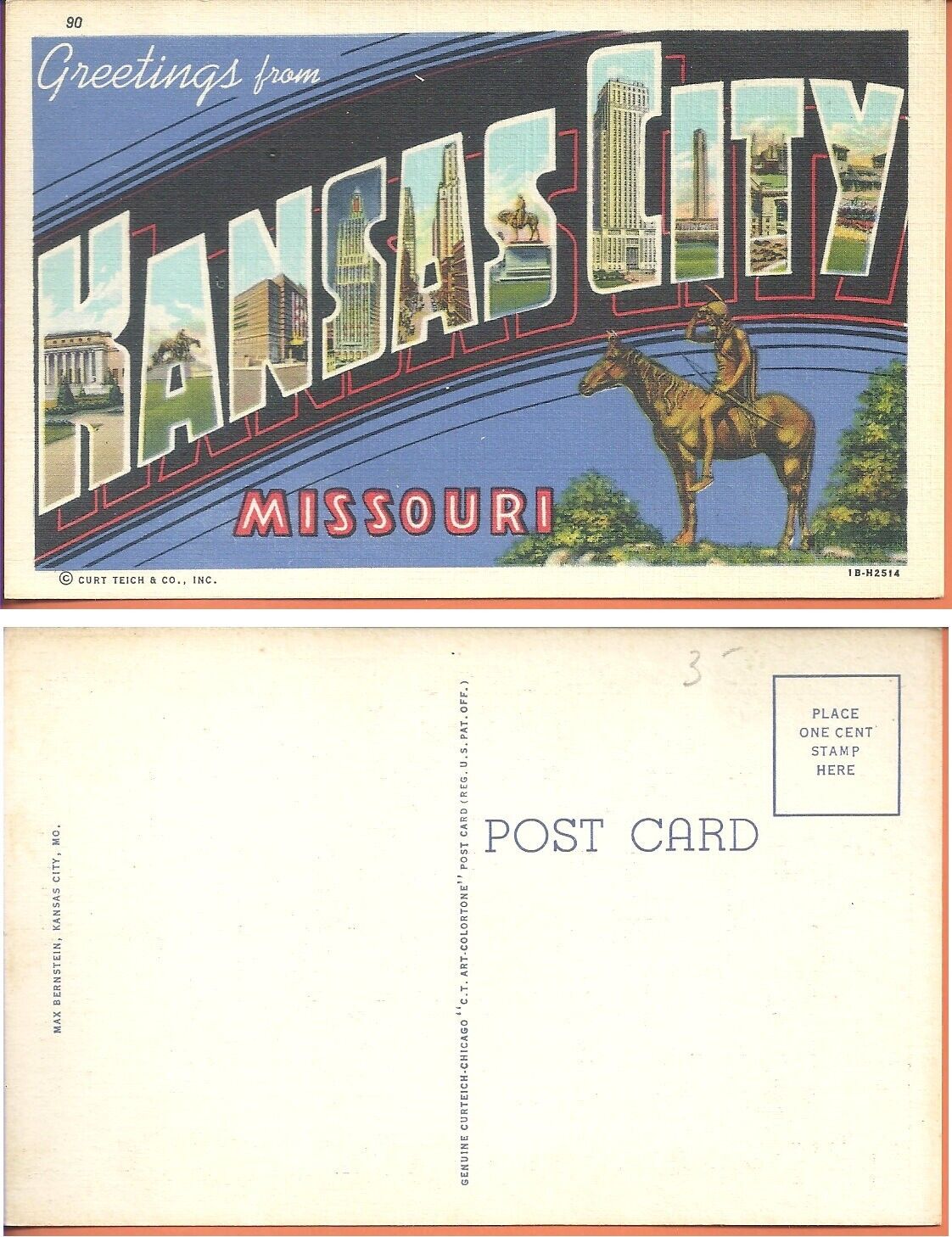 Greetings from, Kansas City, Mo. 1915-30