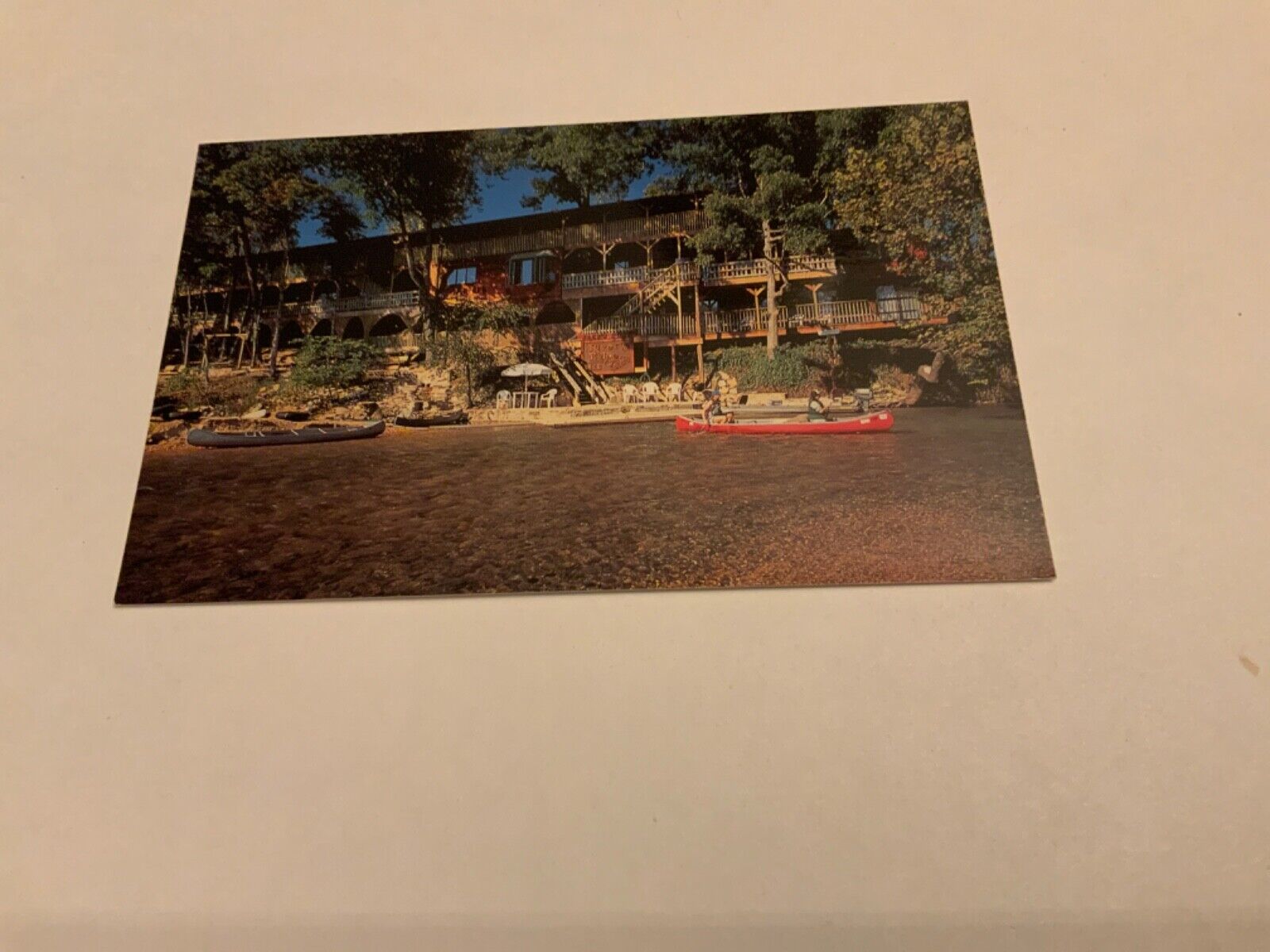 Eminence, MO ~ River’s Edge the “INN” Resort - Unposted Vintage Postcard
