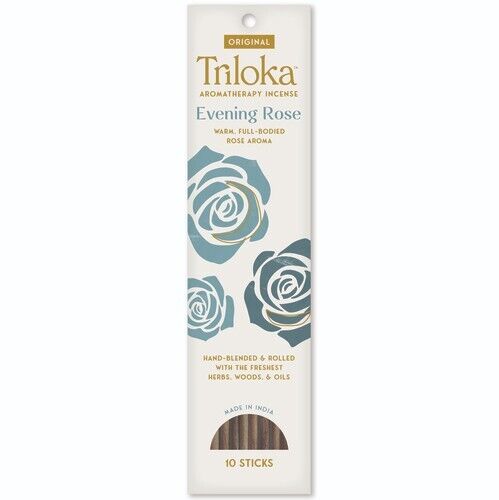 Triloka Original Herbal Incense - Evening Rose - 10 Sticks