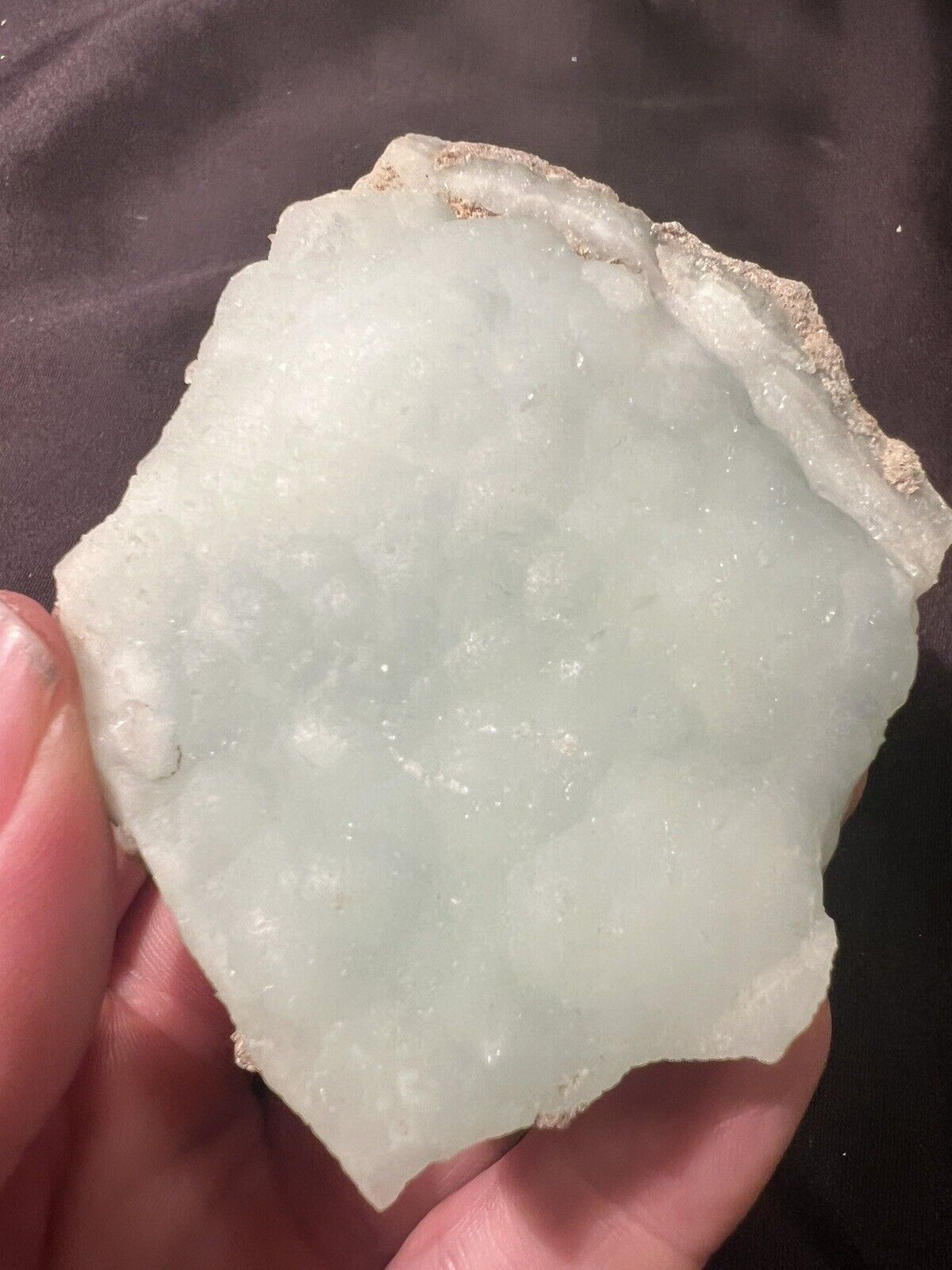 Gemmy Prehnite with Rare Phillipsite, West Paterson “ Pumping Station” , NJ