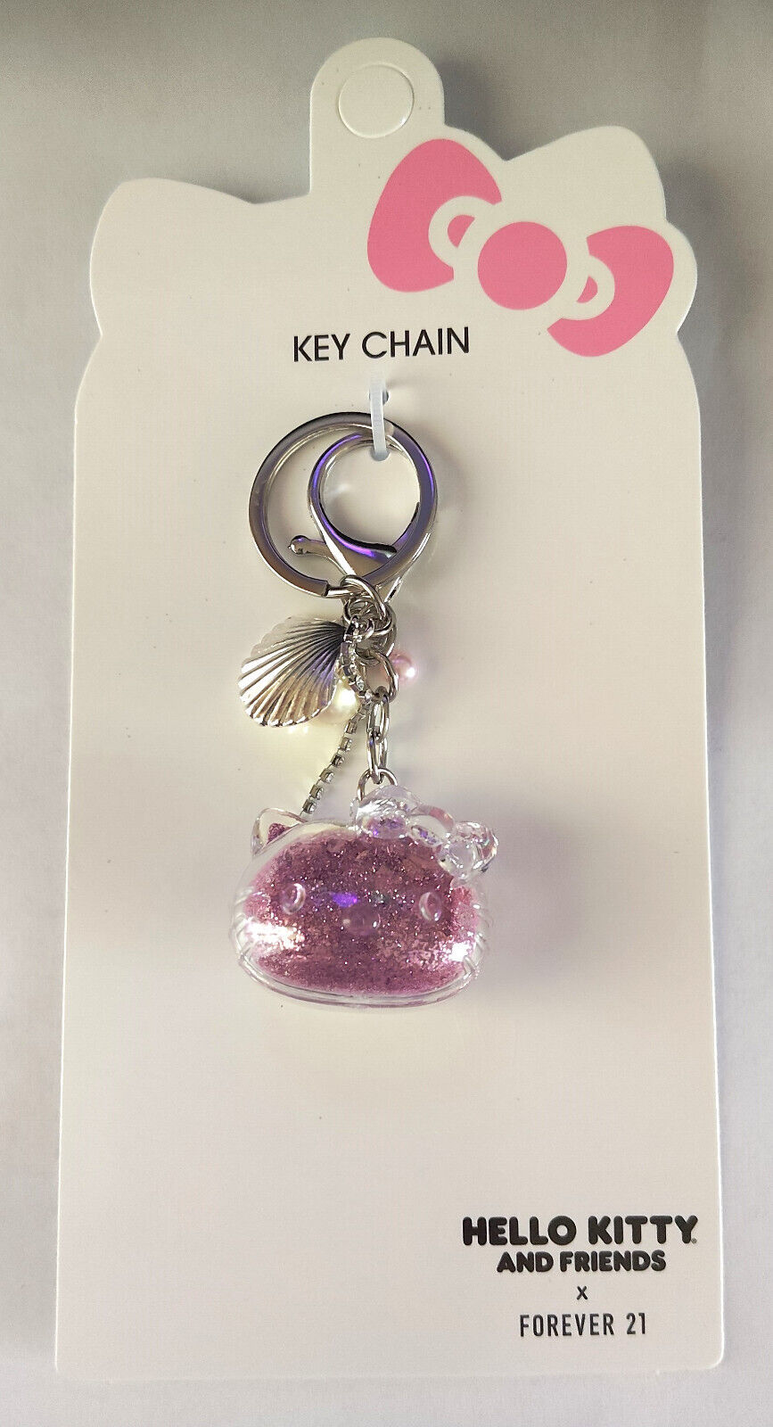 Forever 21 x SANRIO Hello Kitty Seashell Charm Keychain
