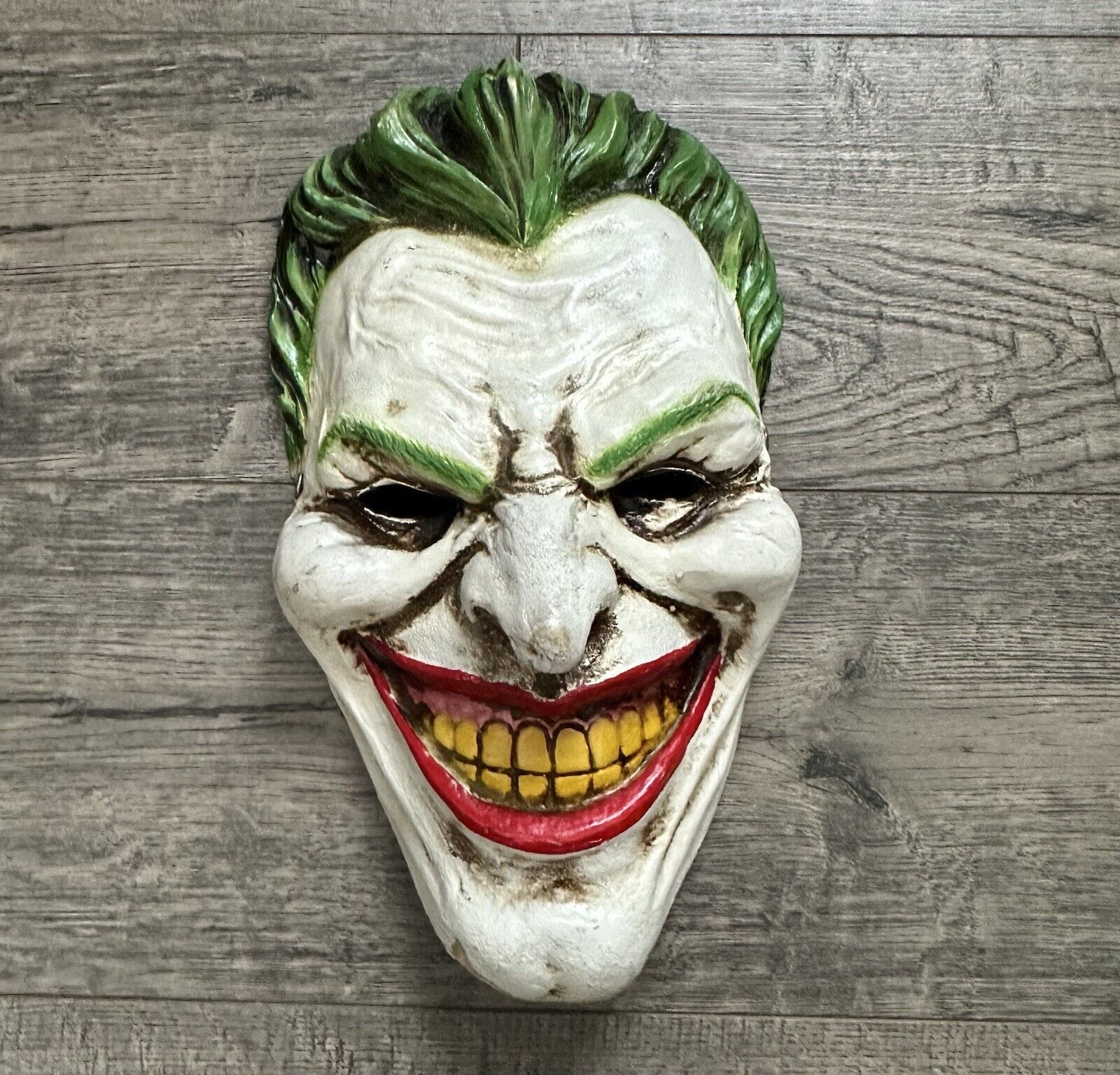 RARE - Joker Fiberglass Full Face Halloween Anime Style Mask