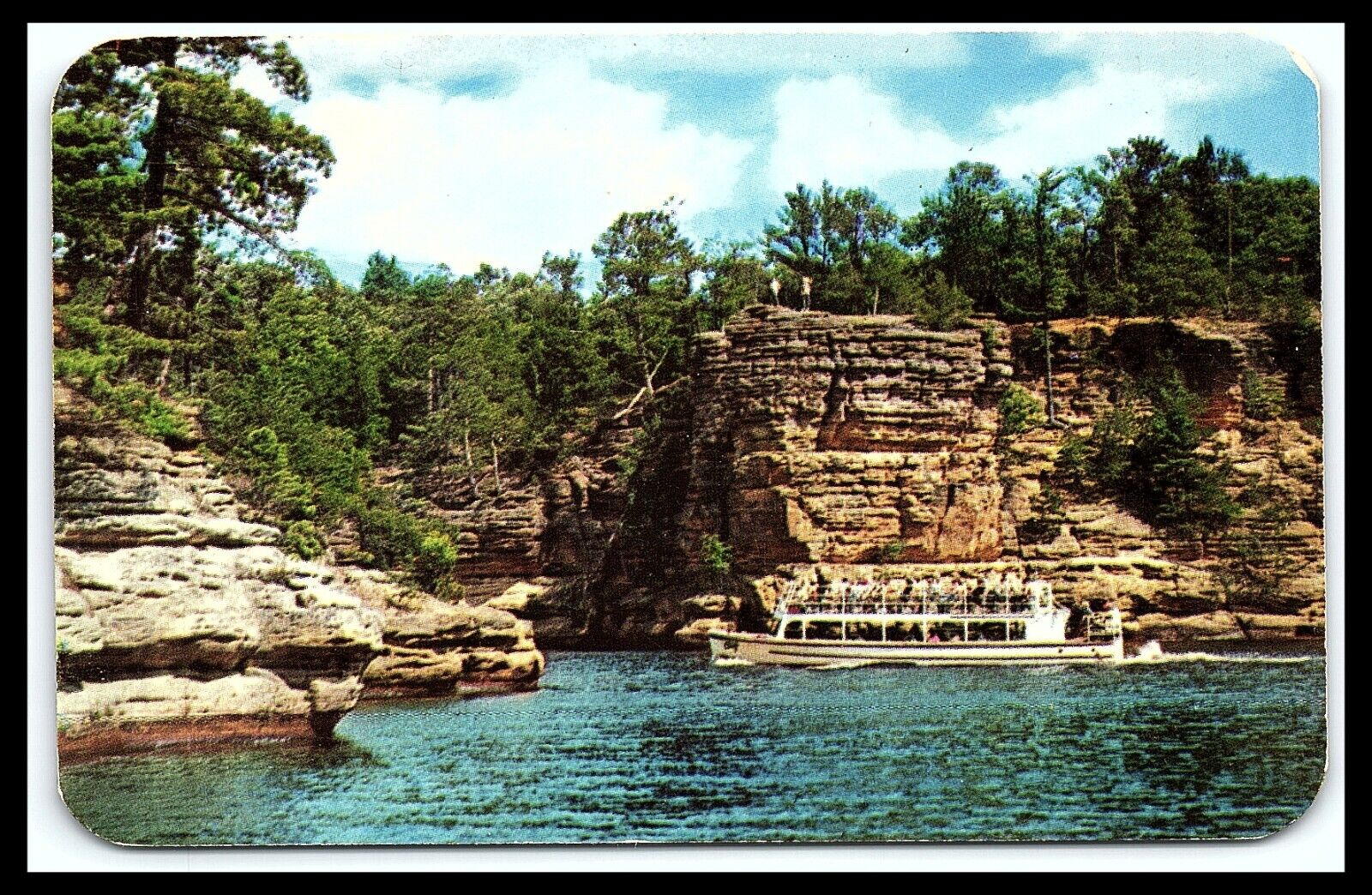 Wisconsin Sightseeing Boat High Rock Postcard                        pc299