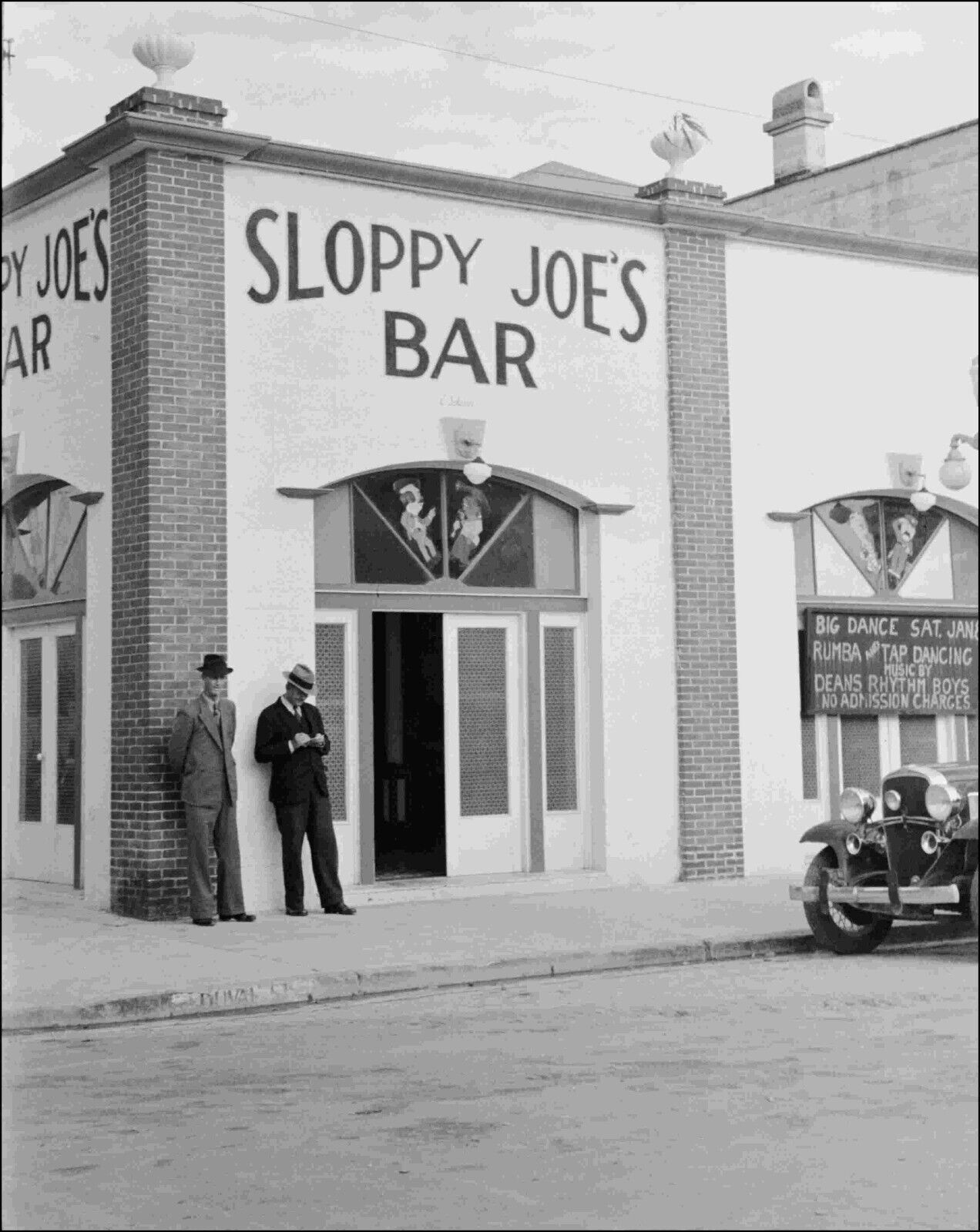 Key West, Florida Sloppy Joe\'s Bar 1938 Vintage Old Photo 8.5 x 11 Reprints