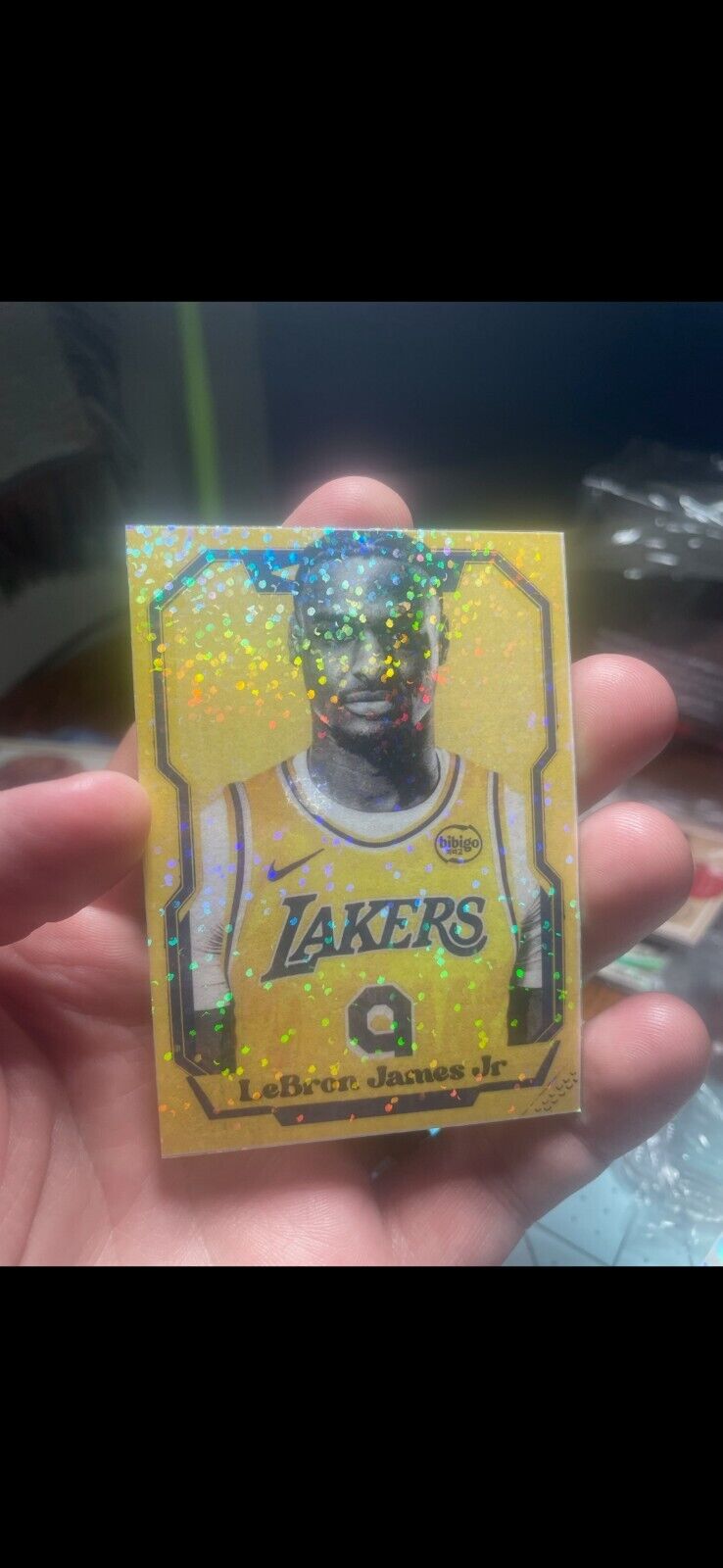 Lebron James Jr (Bronny) LA Lakers RDraft Pick Sparkle Imprints 