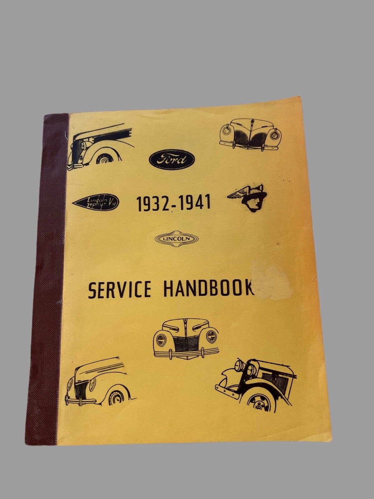 1932-1941 Ford Motor Co., Lincoln Zephyr Service Handbook Crank en Hope Reprint