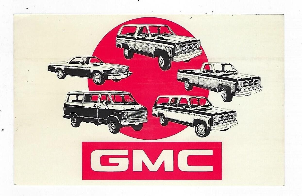 c1970\'s Adver. Postcard GMC Unposted