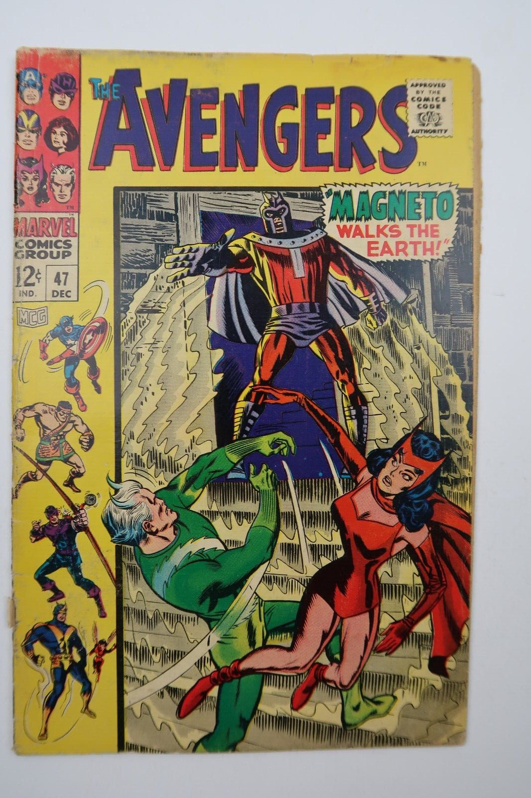 The Avengers #47 1st Appearance Dane Whitman (Black Knight) Marvel 1967 1.0-2.0