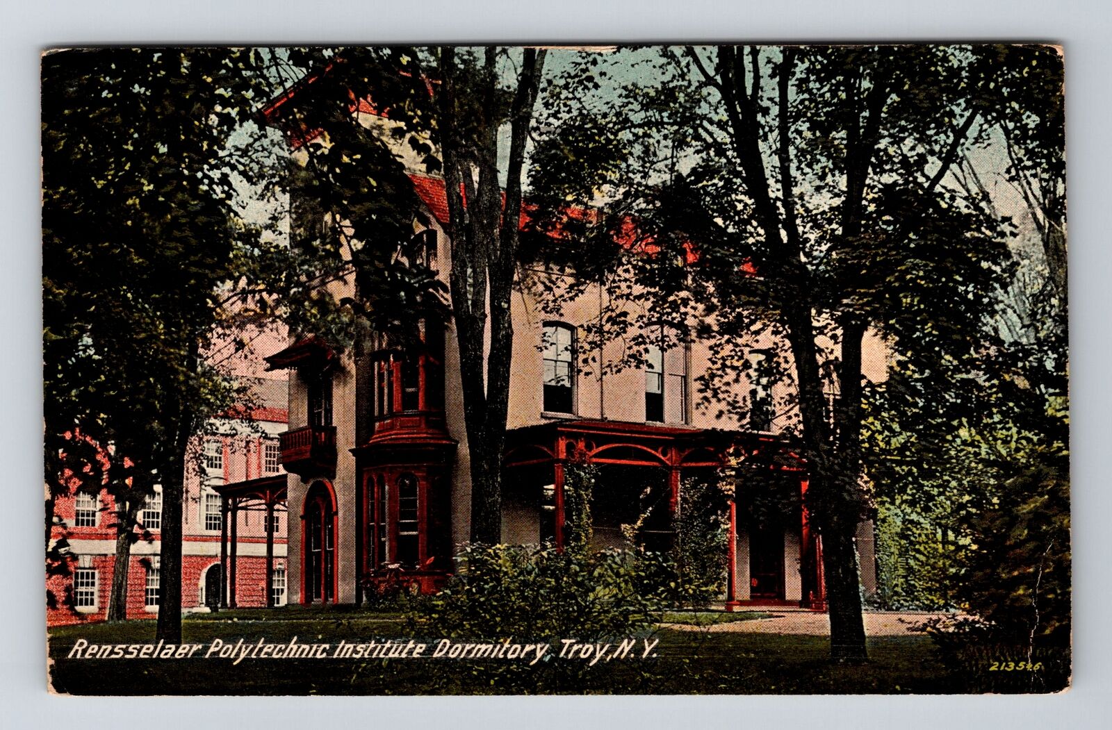 Troy NY-New York, Rensselaer Polytechnic Institute Vintage c1919 Postcard