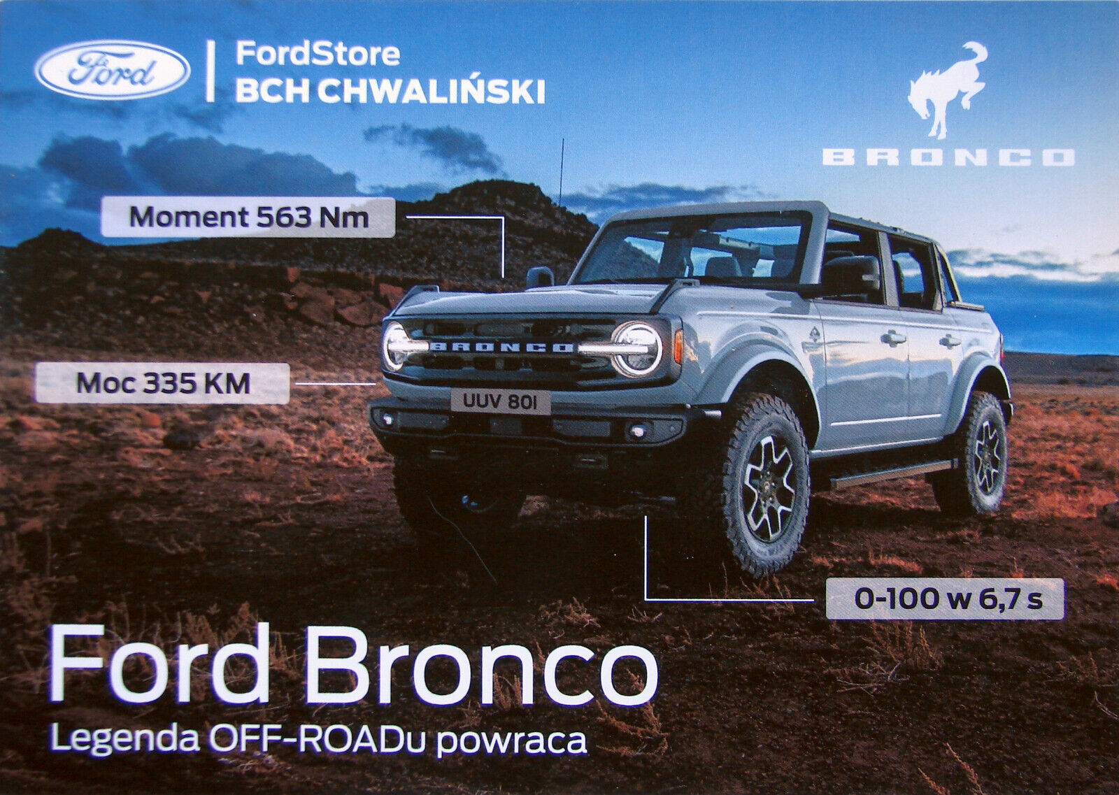 2023 MY Ford Bronco  brochure  European