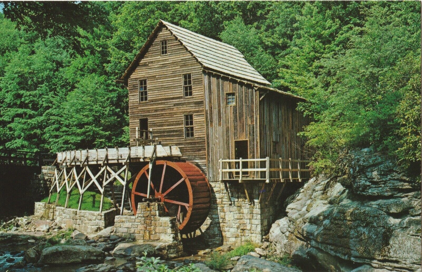 Glade Creek Mill-Babcock State Park-Fayette County, West Virginia WV-unposted