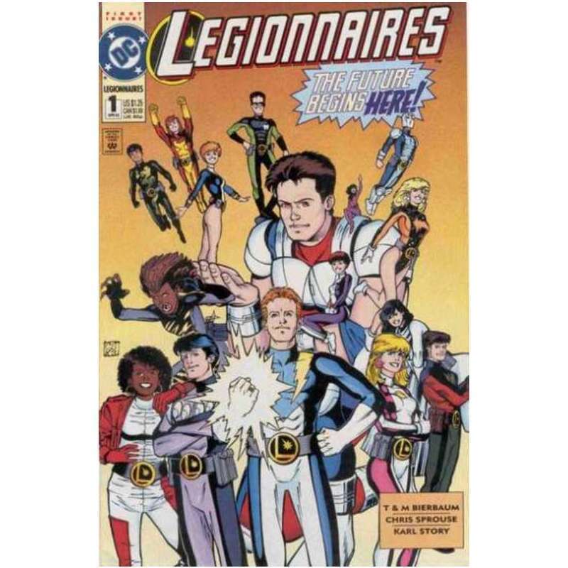 Legionnaires #1 in Near Mint + condition. DC comics [p&