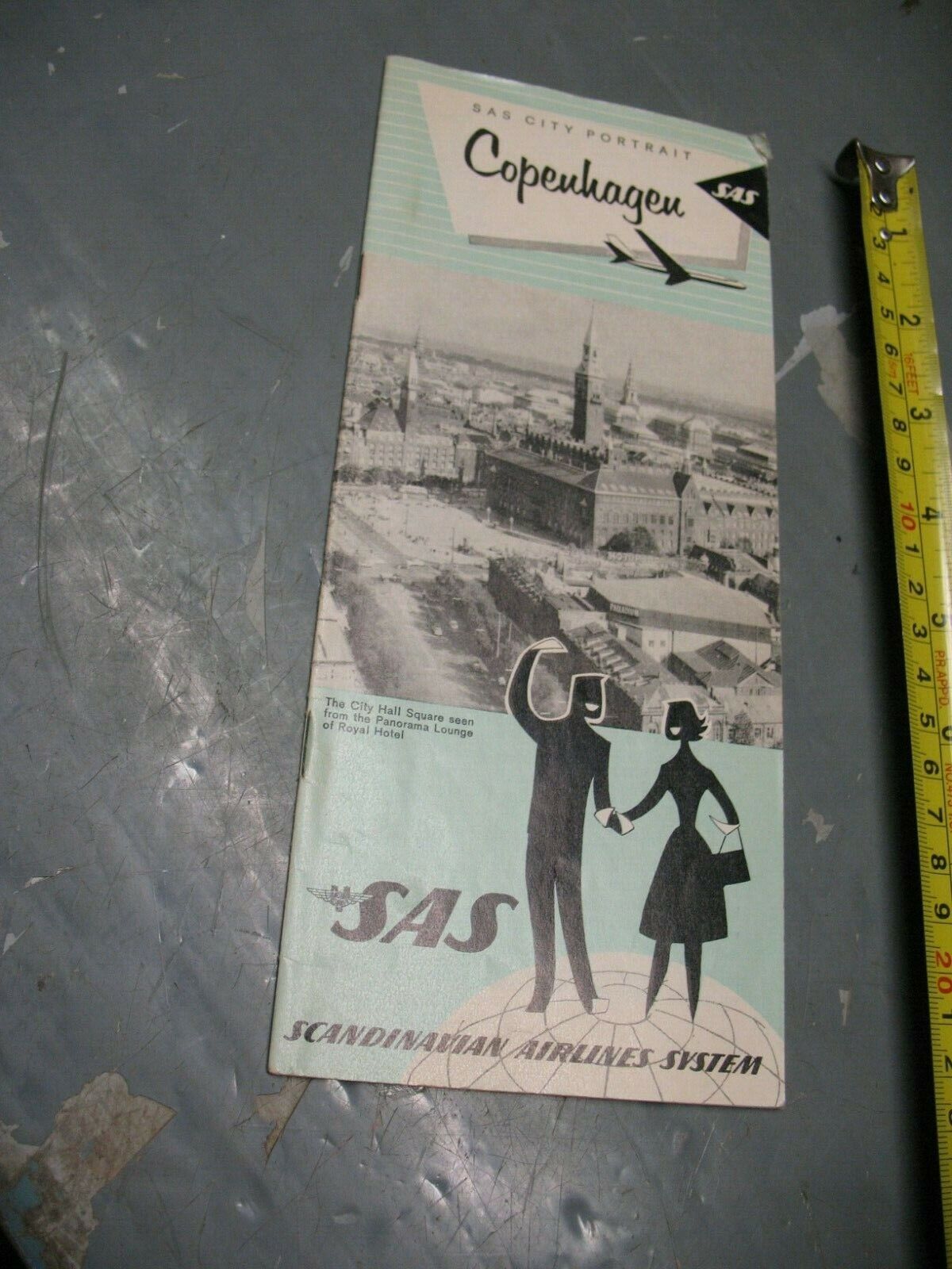 COPENHAGEN SAS CITY PORTRAIT1965  ILLUST.23pp SARGENT TRAVEL AGENCY ROCHESTERNY