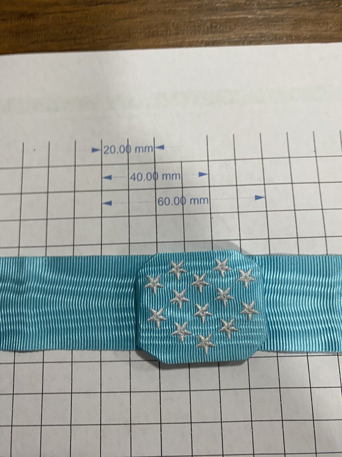 USA Medal of Honor Ribbon 1 Metre With Patch (no Medal) Replica