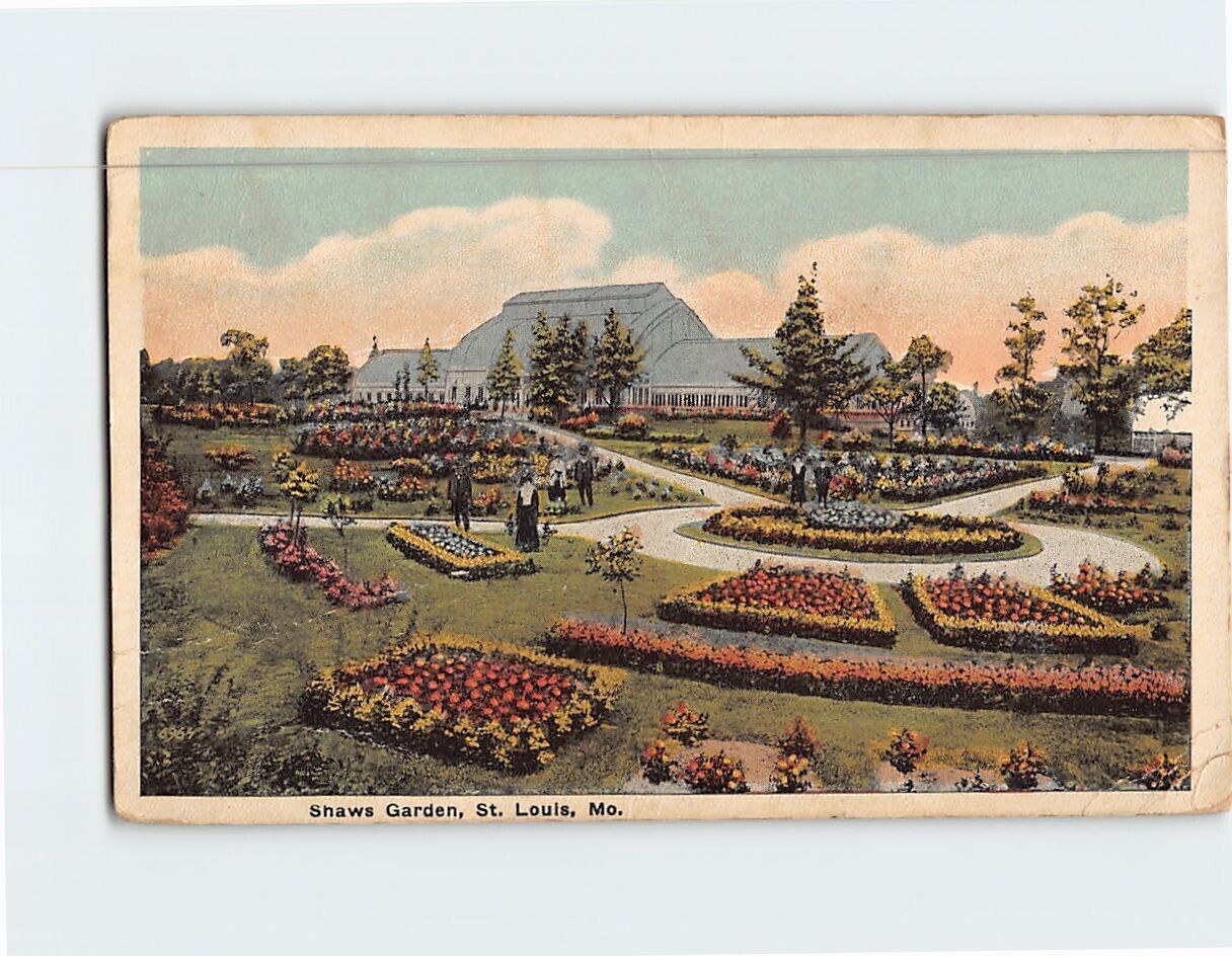Postcard Shaw's Garden St. Louis Missouri USA