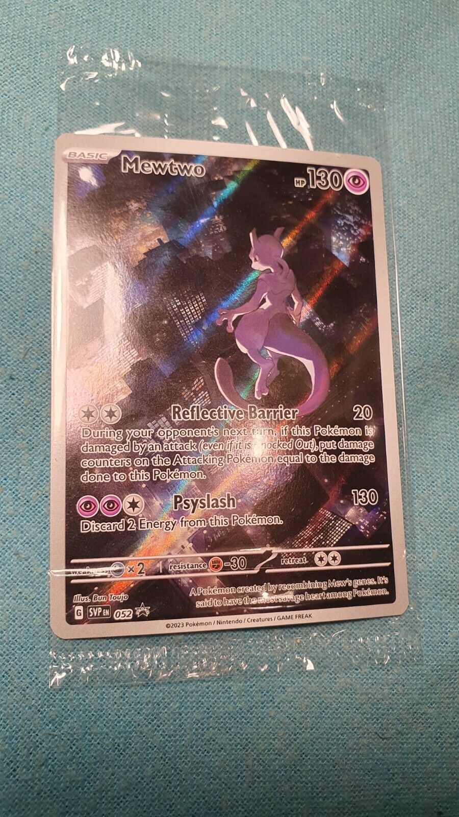 Mewtwo SVP052 Black Star Promo Ultra Rare Holo Pokemon Card Sealed/New