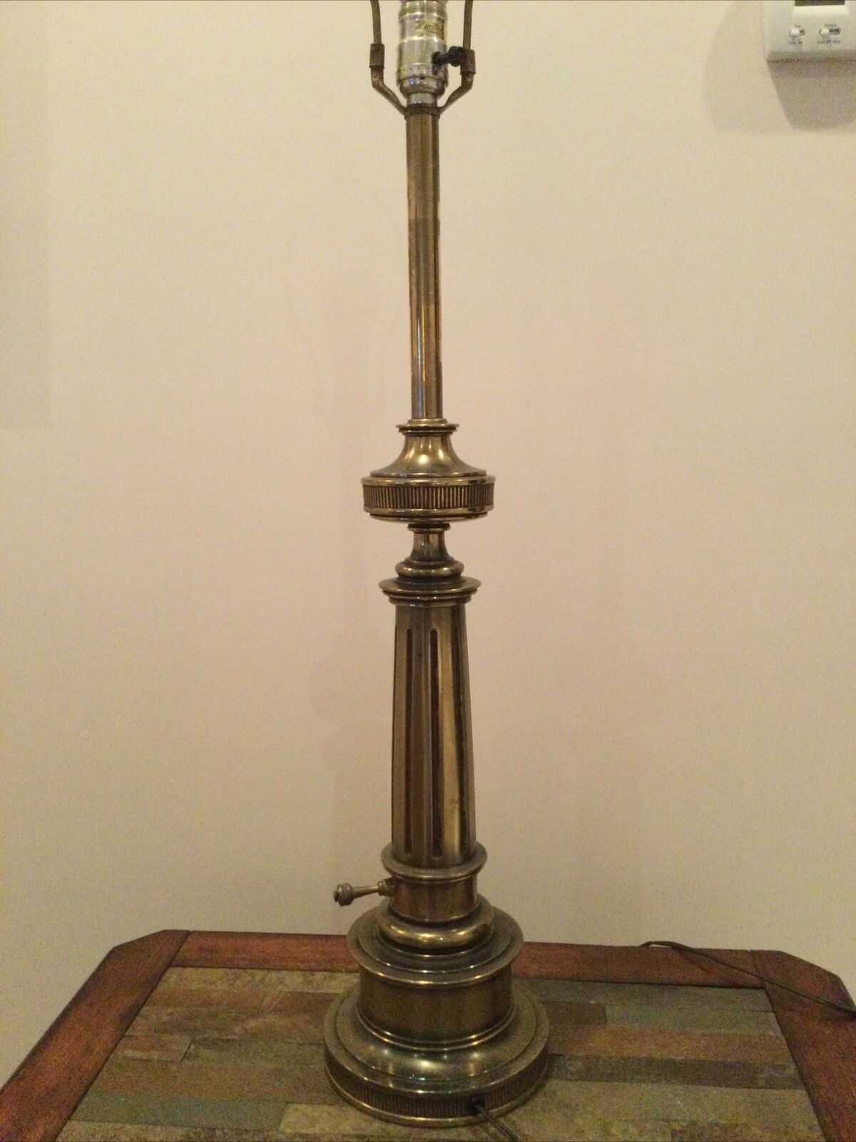 Tall Stiffel Brass Table Lamp ~ 37