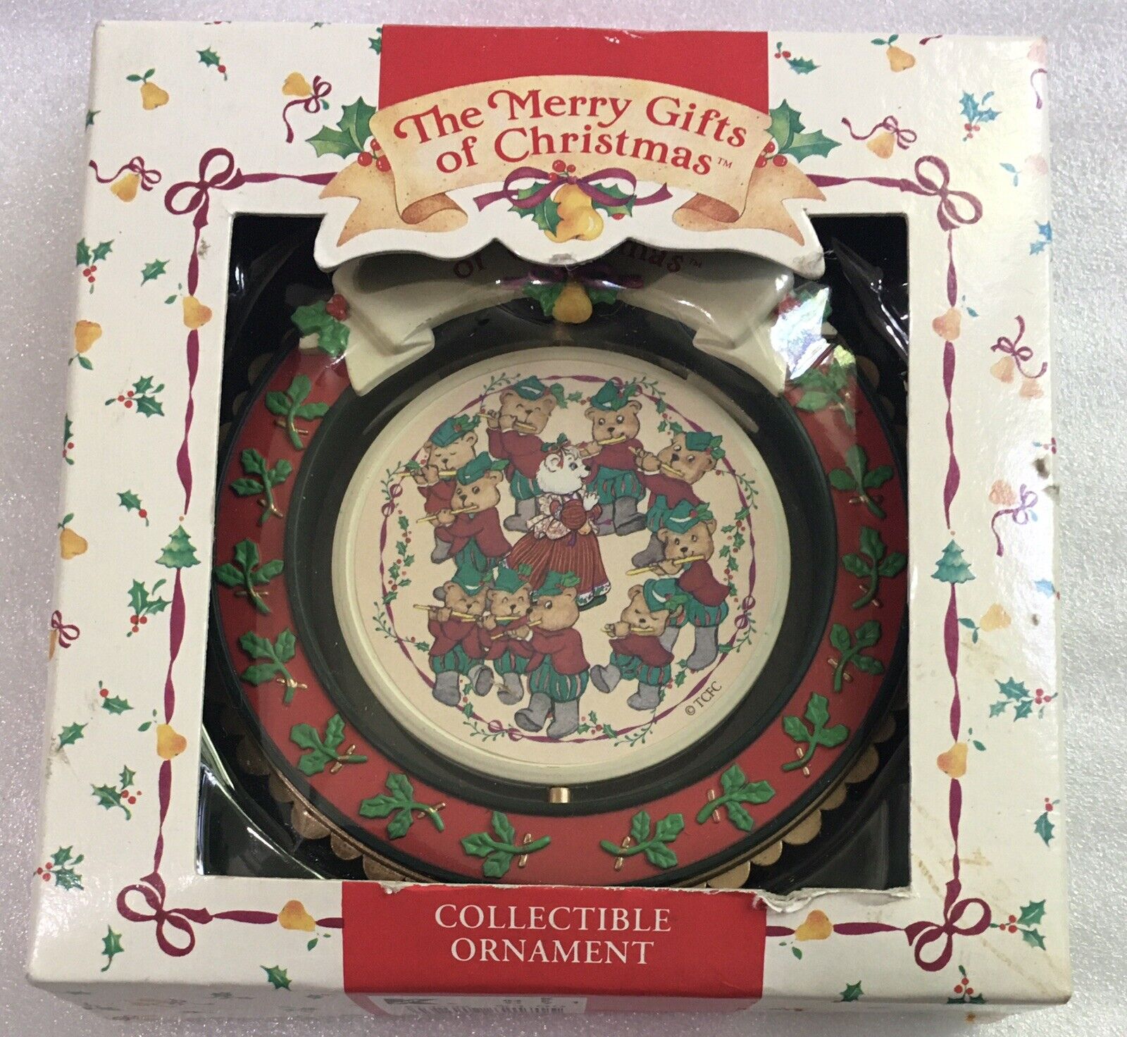 1993 TCFC 10 Pipers Merry Gifts Christmas Ornament Characters Cleveland KMart