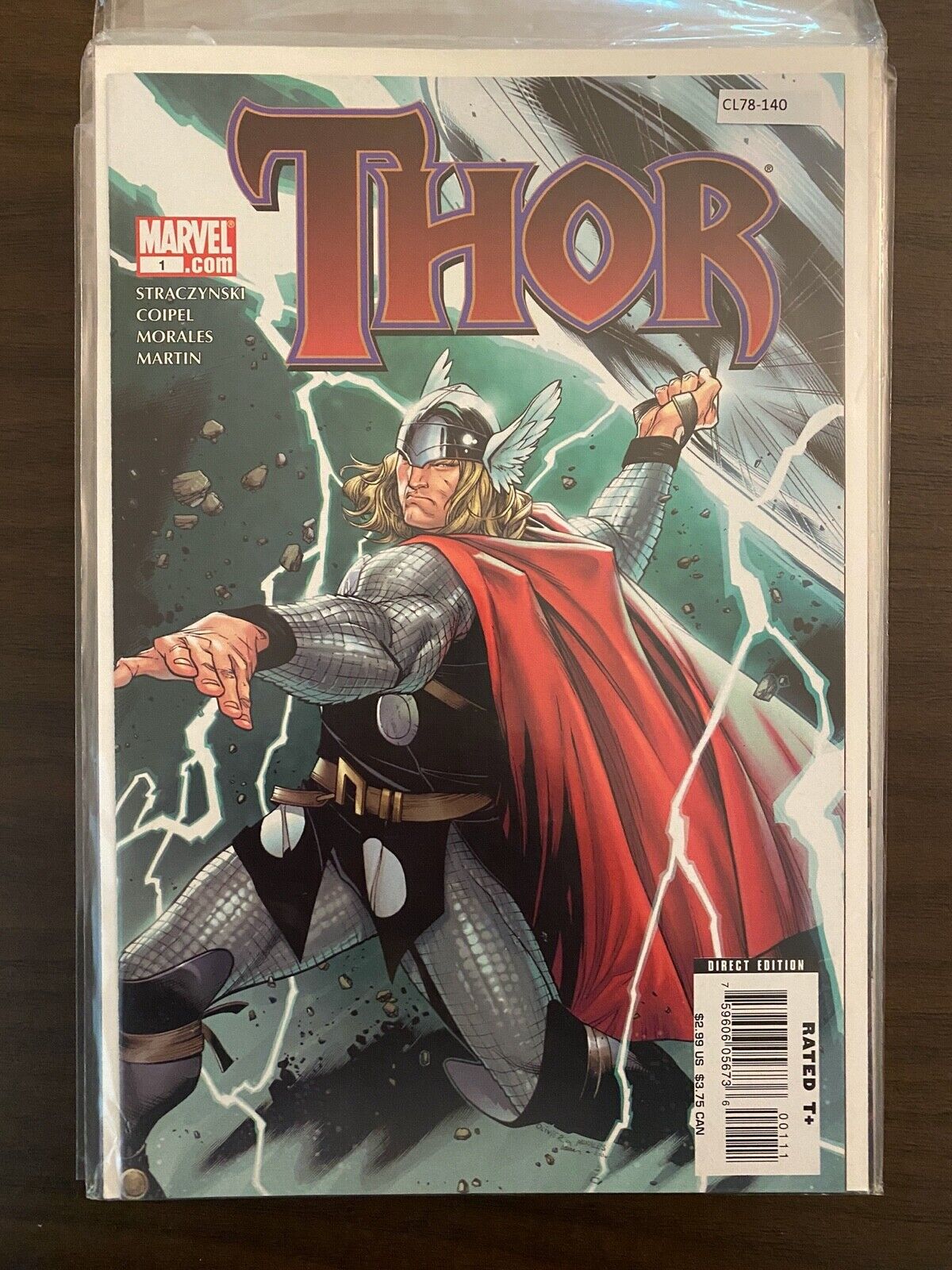 Thor 1 High Grade Marvel Comic Book CL78-140