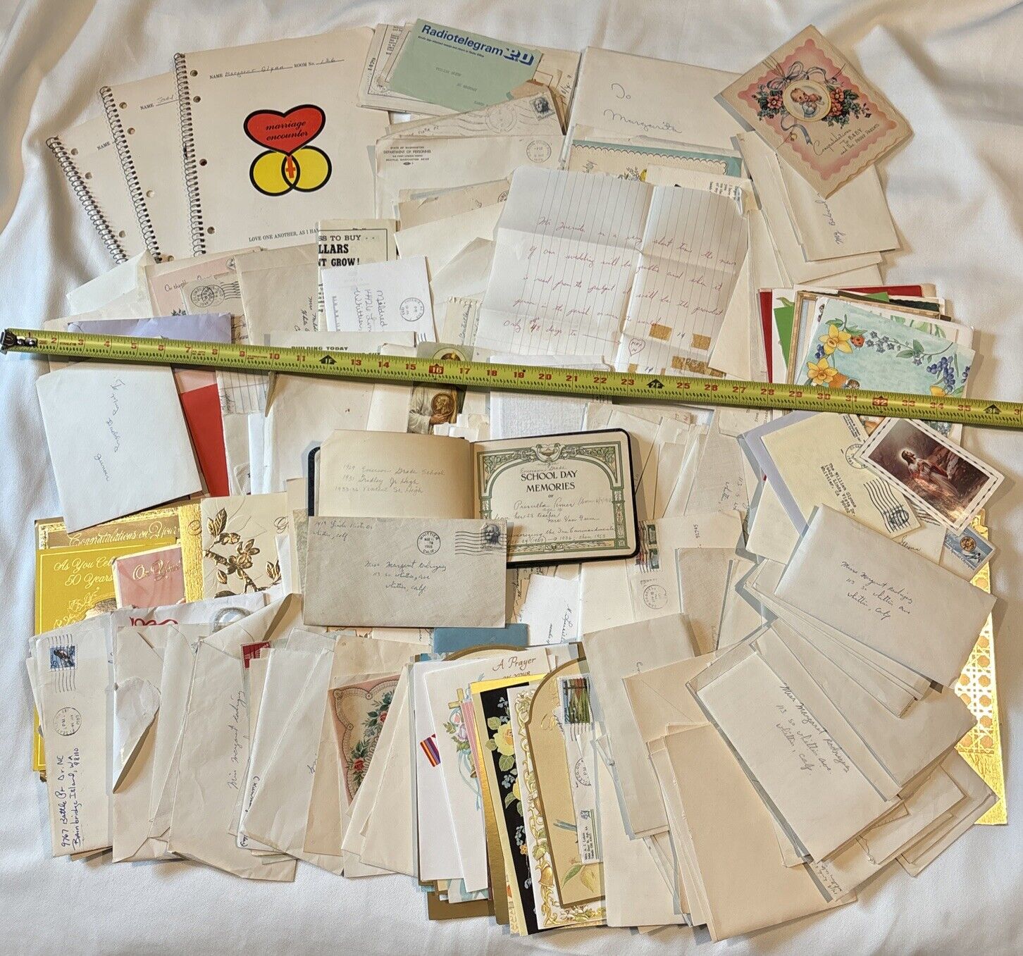 170+ VTG Handwritten Love Letters Correspondence Marriage 1960s-90s Photos CA