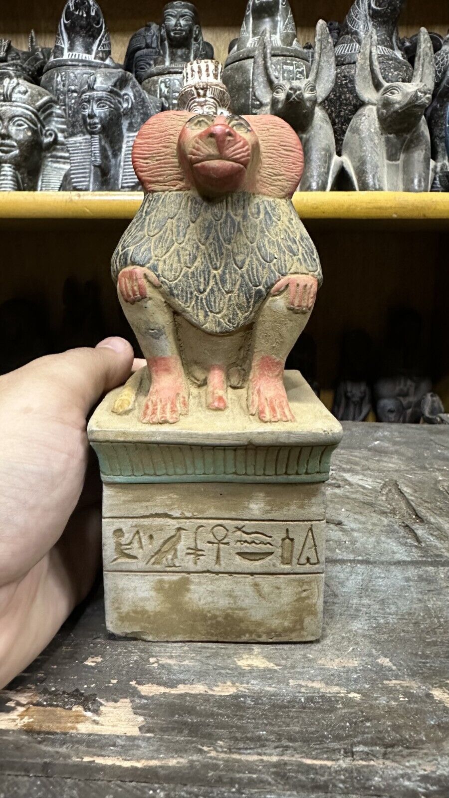 RARE ANCIENT EGYPTIAN ANTIQUITIES EGYPTIAN Baboon (Egyptian God of wisdom ) BC
